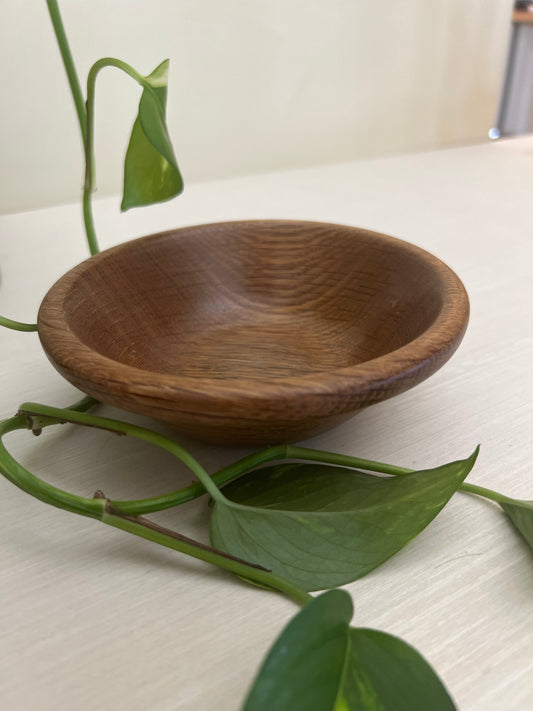 Hand-Turned Oak Bowl